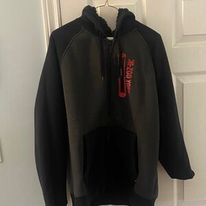 Vintage Zoo York Black Zip-Up Hoodie